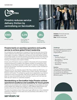 Finastra Case Study Vulnerability Response