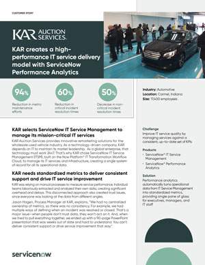 Performance Analytics KAR